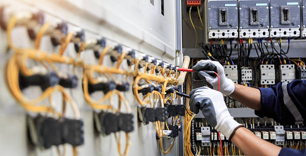 Professional Electrician technician working in La Conner, WA